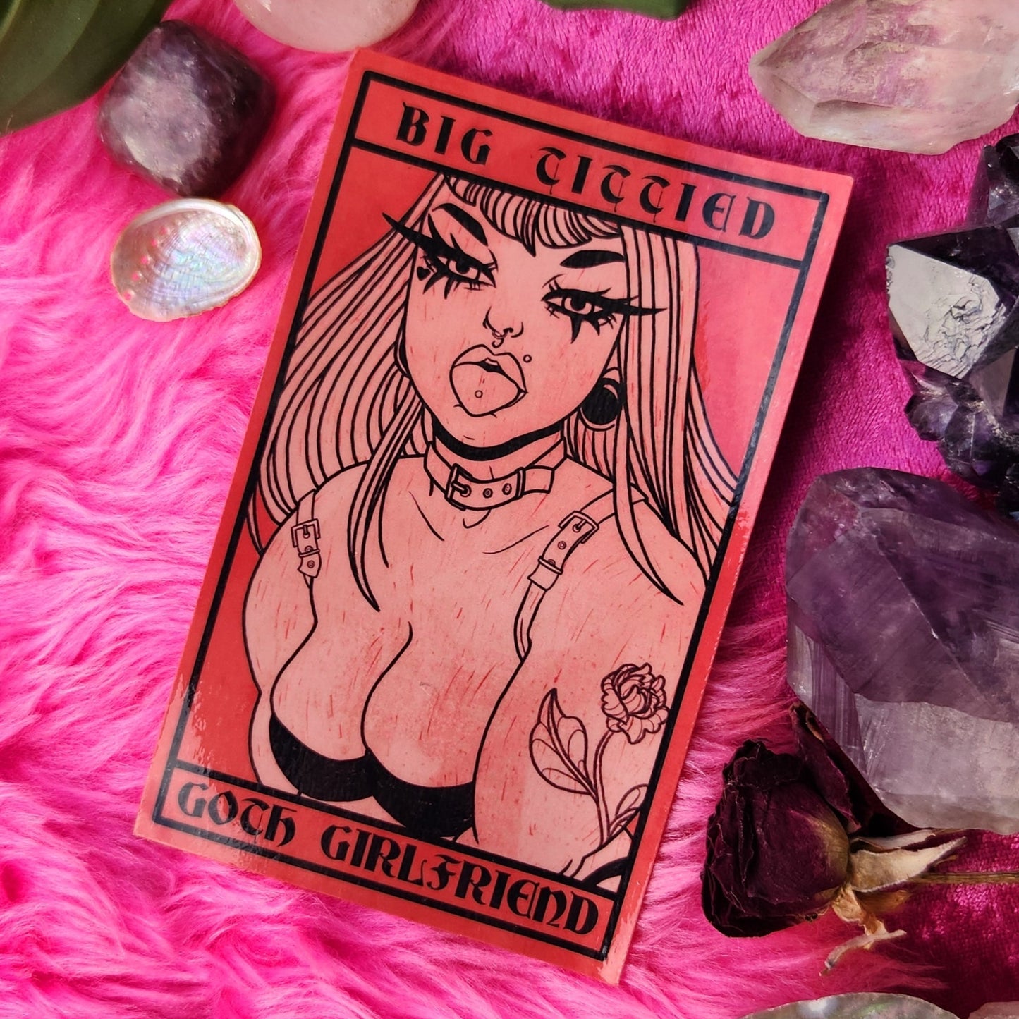 Big Tittied Goth Girlfriend - Sticker
