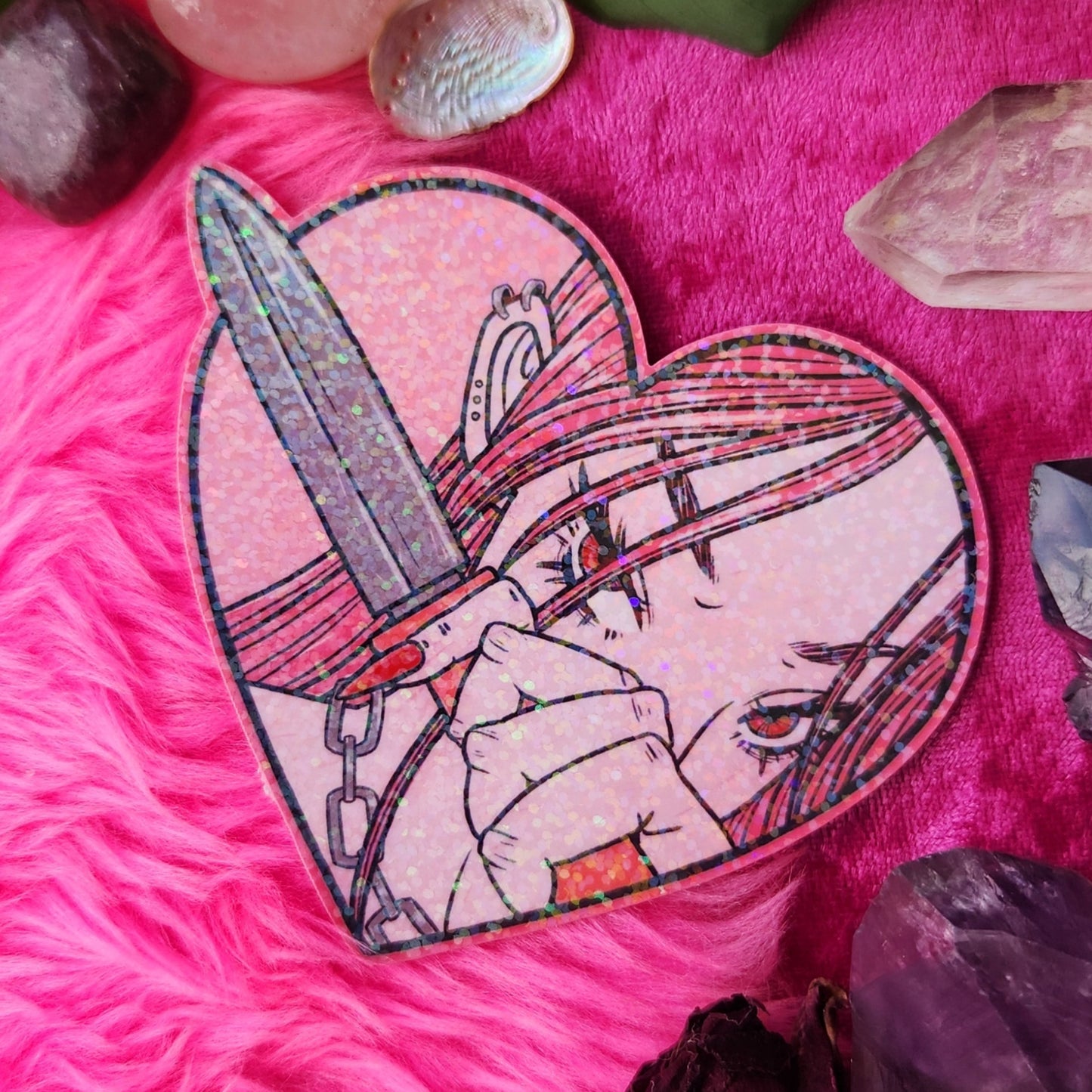 Pink Dagger Villain - Sticker