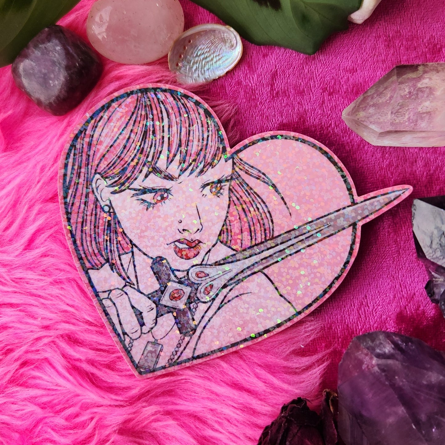 Pink Dagger Hero - Sticker