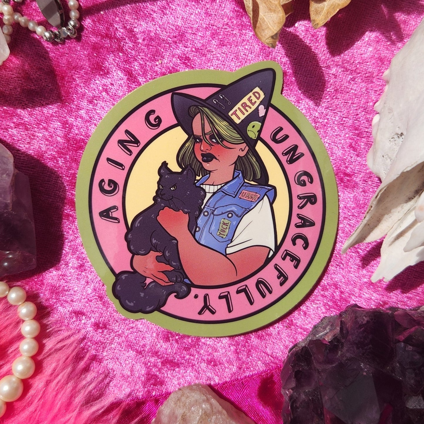 Aging Ungracefully - Sticker