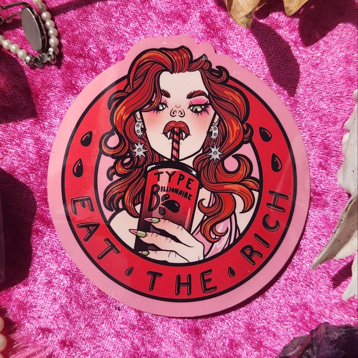 Eat the Rich - Sticker